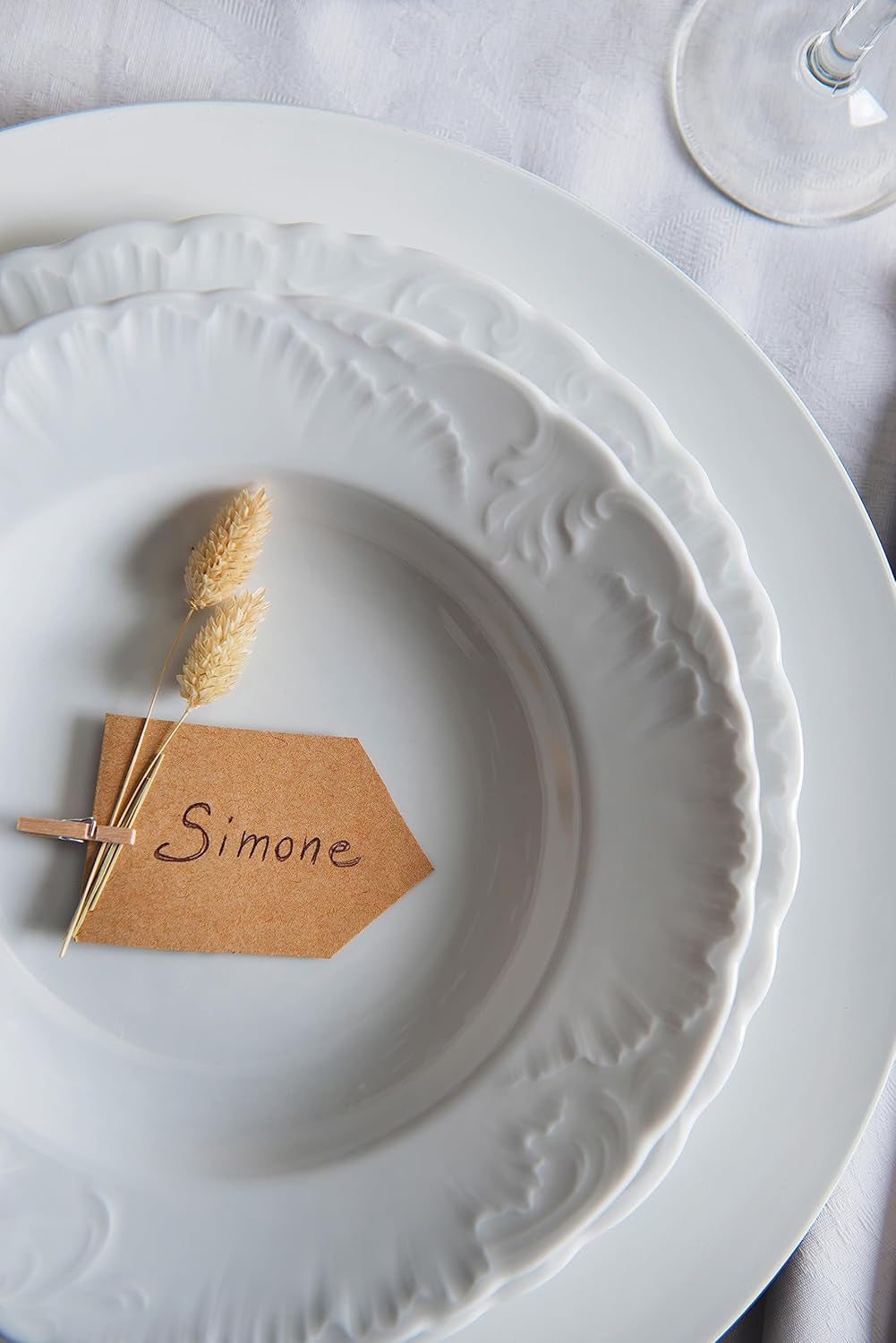 Set de tacâmuri Excelsa, 18 piese, alb