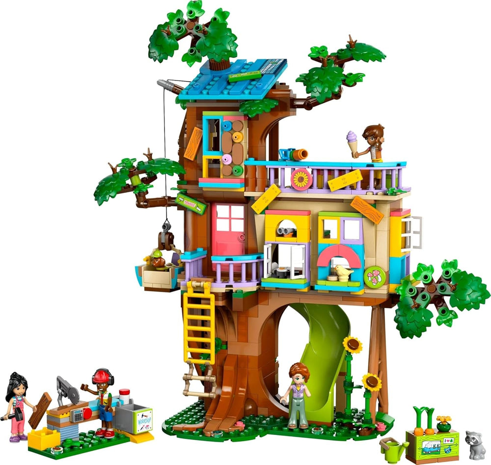LEGO Friends faház építkezés és szerepjáték készlet Játékház 8 éves lányoknak 4 karakteres minifigurával és 2 állatfigurával Ajándékötlet gyerekeknek 42652 Építőkészletek Besuche den LEGO-Store