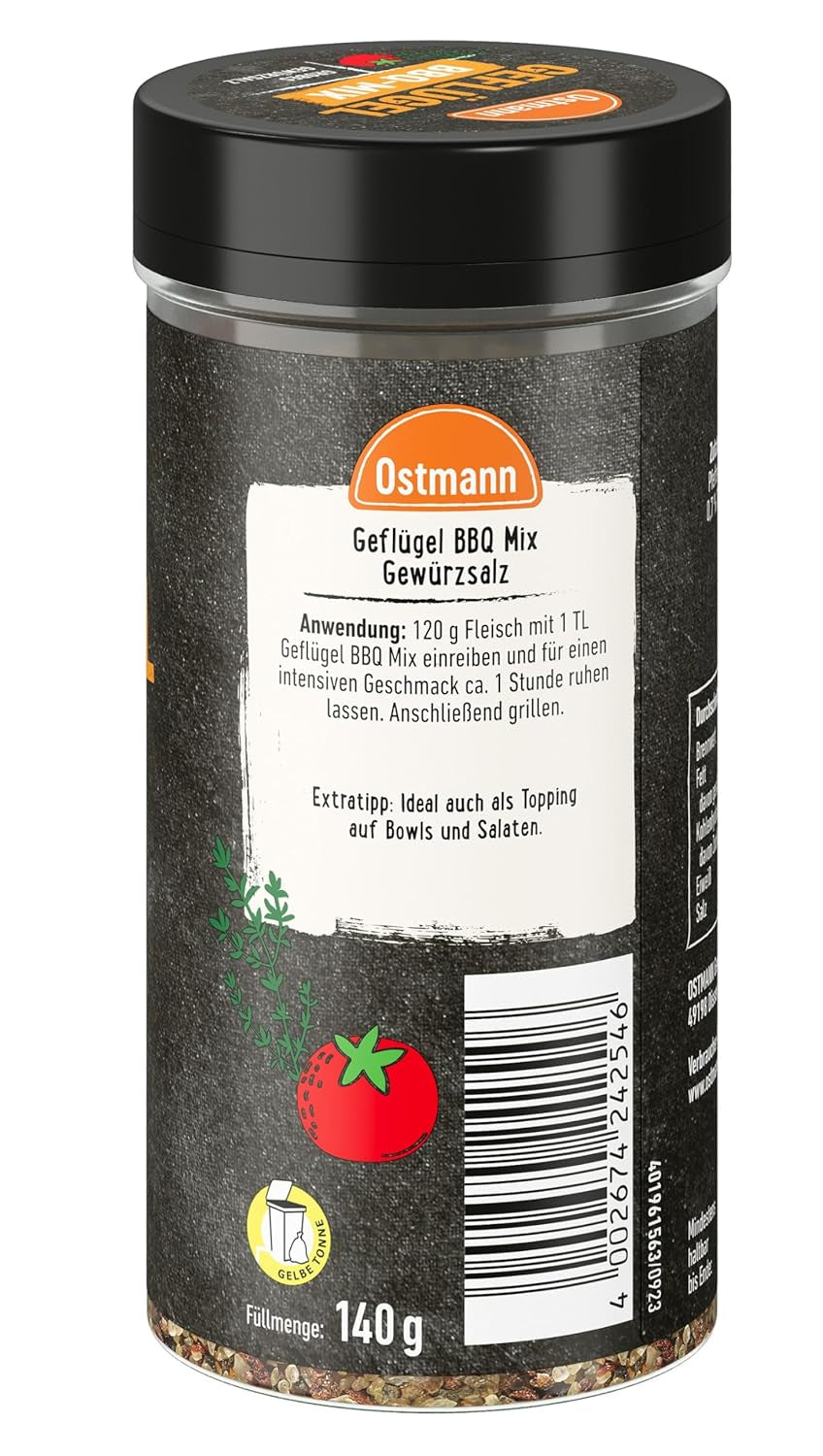 BBQ Mix Geflügel durva Gewürzsalz