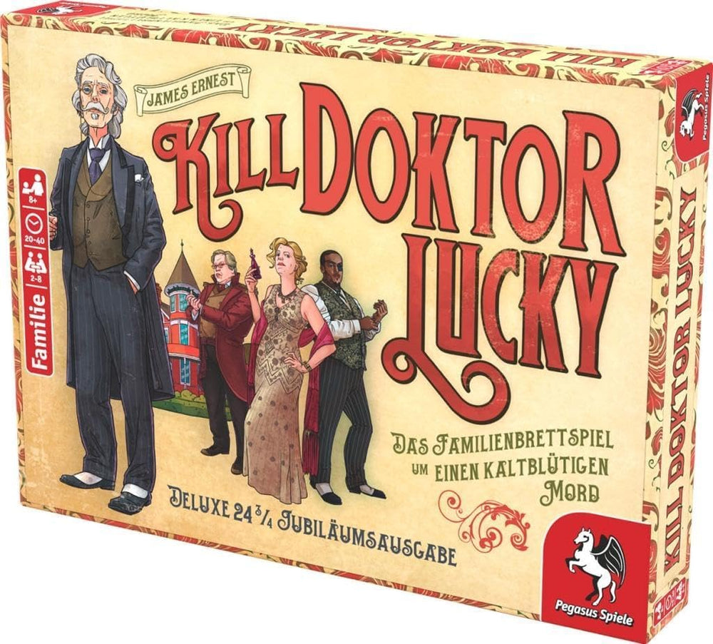 Pegasus Spiele 51797G Kill Doctor Lucky, fehér