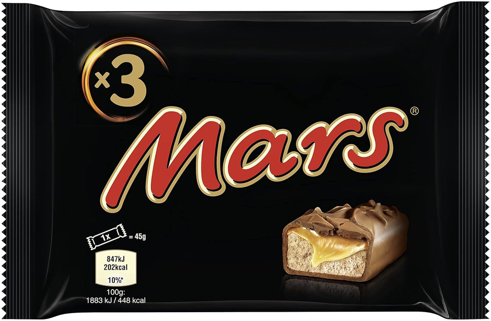 Mars csokoládé, karamell, csokoládé, 1 csomag 5 tábla (1 x 225 g)