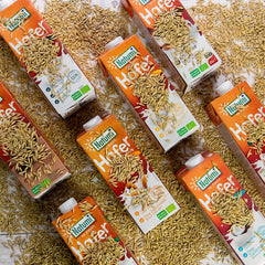 Natumi Bio Haferdrink Glutenfrei, 8 x 1L - Naturland zertifiziert, Laktosefrei, Glutenfrei, Ohne Zuckerzusatz, Bio, Vegán, Hergestellt mit deutschem Hafer, Milchfreie milchfreie Alternative