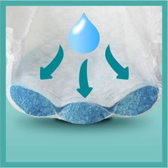 Pampers (klasszikus változat), pelenkák 4+ méretű babáknak (10-15 kg), 100 db Mother and Child Naty Shop