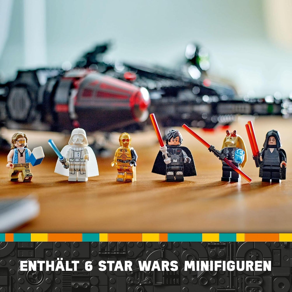 LEGO Star Wars Dark Millenium Falcon, Csillaghajó készlet, Építőjáték gyerekeknek, Születésnapi ajándék fiúknak, lányoknak és rajongóknak, Kalandjáték 75389 Építőkészletek Besuche den LEGO-Store