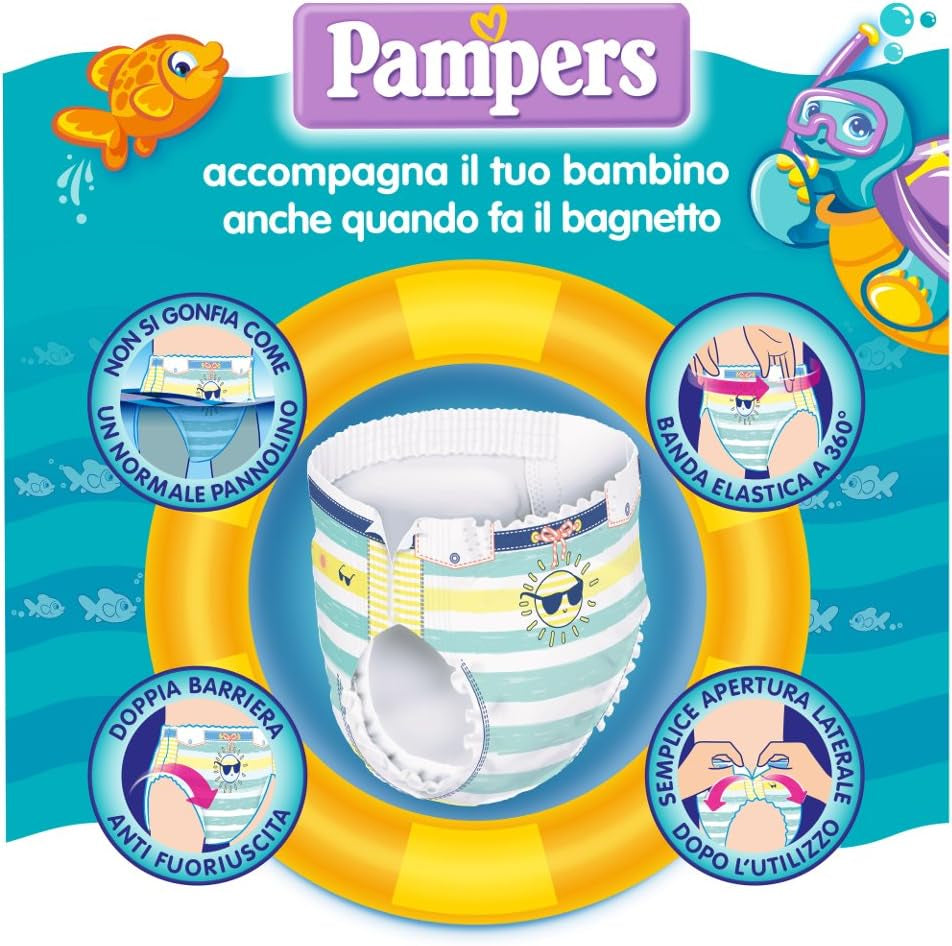 Pampers Il Costumi, 12 db, 3-as méret (6-11 kg)