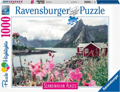 Ravensburger Puzzle Locuri scandinave 16740 - Reine, Lofoten, Norvegia - puzzle jigsaw de 1000 de piese pentru adulți și copii de peste 14 ani Puzzle Naty Shop