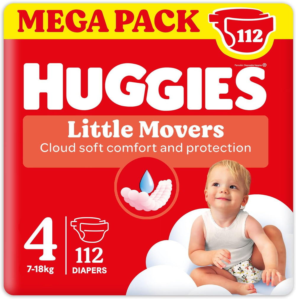 Huggies Ultra Comfort pelenkák, 4-es méret (7-18 kg), Disney Design, Value Pack, 150 db