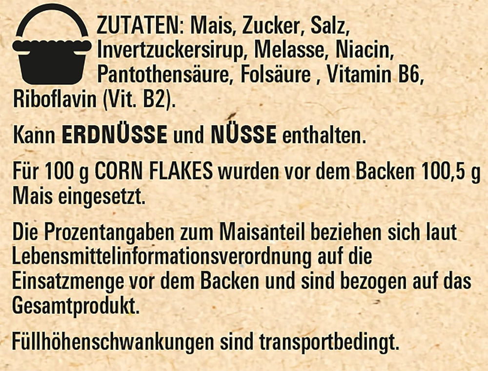 Nestlé Cereals kukoricapehely, klasszikus kukoricapehely, gluténmentes, 1 db-os csomag (1 x 375 g)