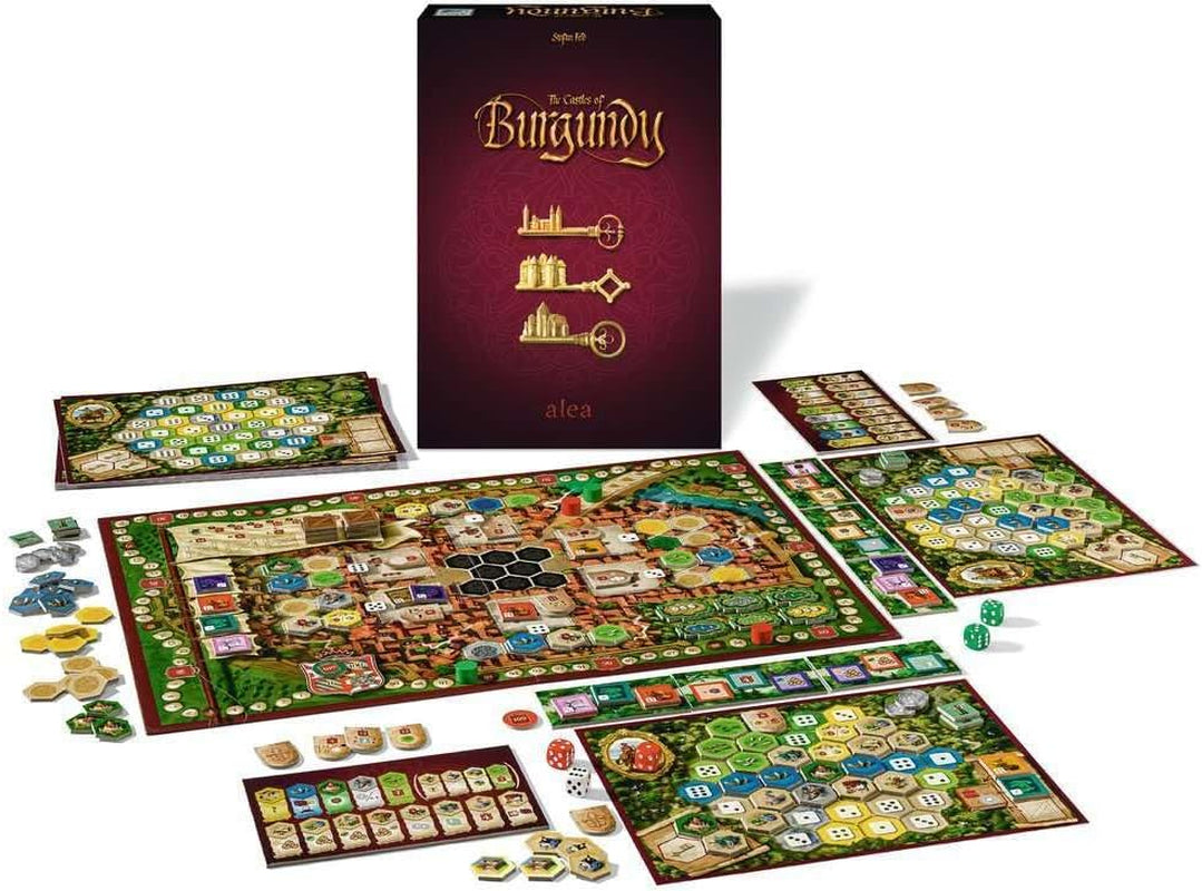 Ravensburger 26925 - Castelele din Burgundia, joc clasic de strategie pentru 2-4 jucători cu vârsta de la 10 ani în sus, Alea Games, expansiune