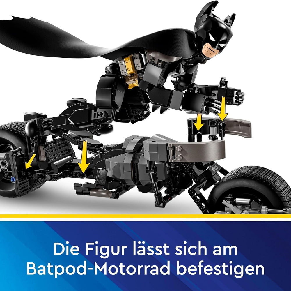 LEGO DC Batman: Batman építőkockák Batpoddal, szuperhősfilmes játék, gyerek kalandjáték készlet, ajándék fiúknak és lányoknak 76273 építőkészletek Besuche den LEGO-Store