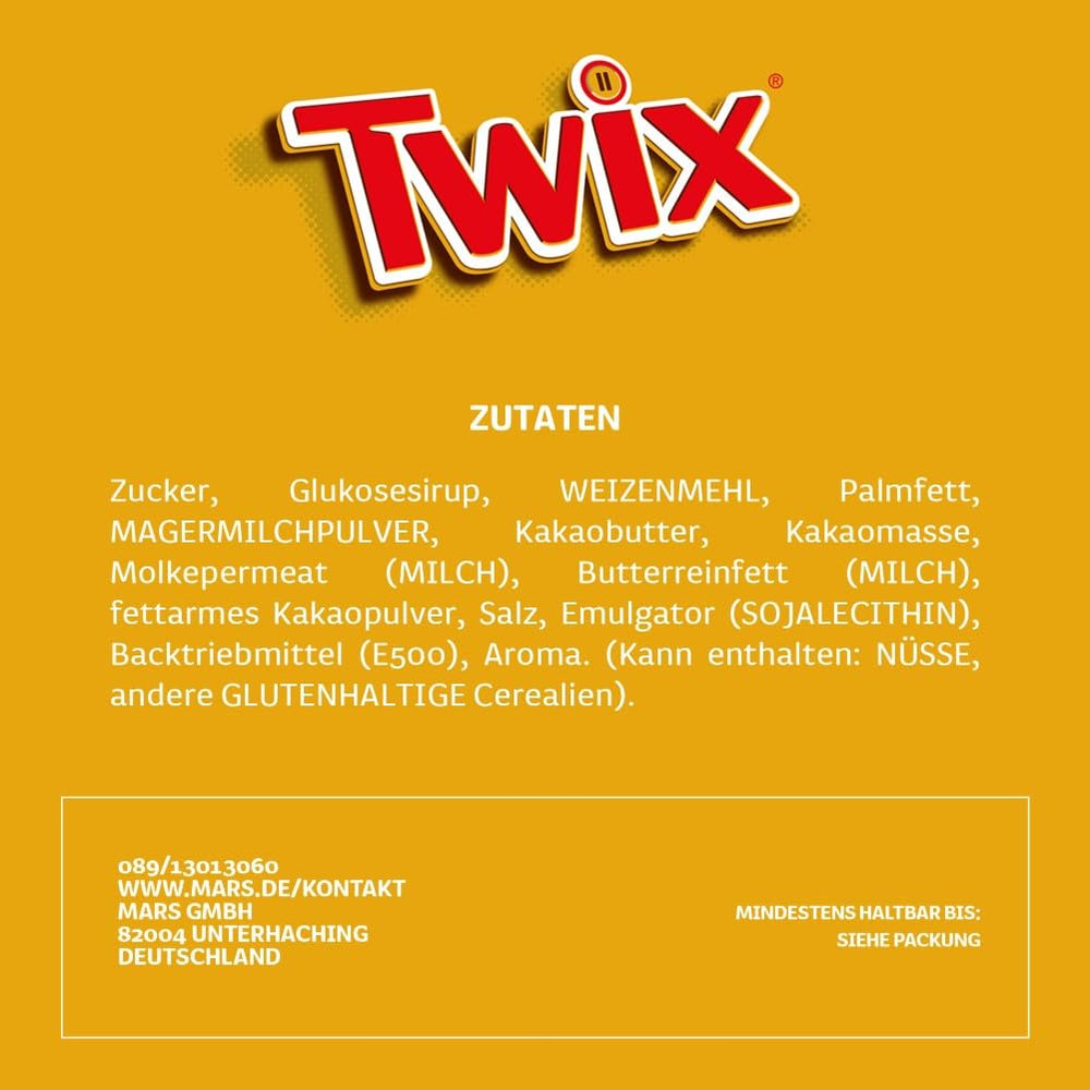 Twix sózott karamell csokoládészeletek | Tömeges csokoládécsomag | 30 db dupla rúd (30 x 46 g)