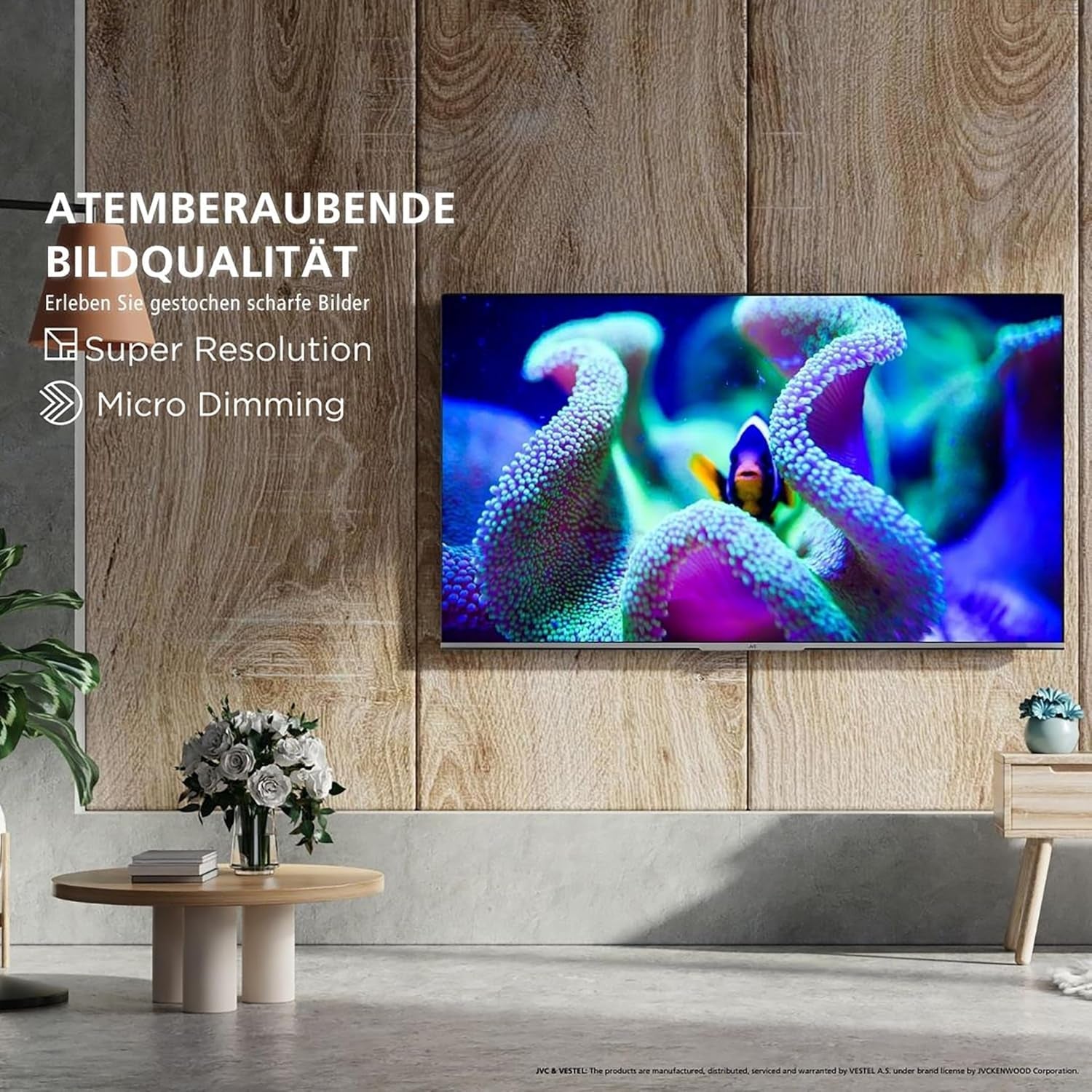 Televizor inteligent JVC de 32 de inci, cu tehnologie TiVo (Full HD, HDR, tuner triplu, 6 luni HD+ inclus) LT-32VF5355W