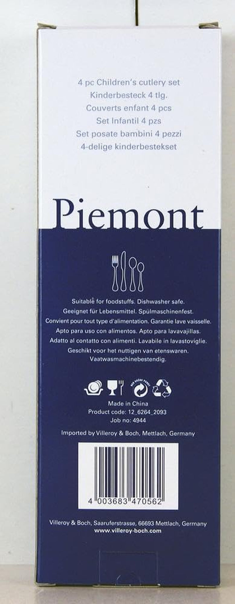 Villeroy And Boch Gyermek evőeszköz készlet Teddy 4 részes, rozsdamentes acél 18/10 Kitchen Naty Shop