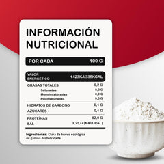 Eiklarpulver (350g) | Getrocknetes Eiklar Pulver | Eialbumin für Backen & Kochen | Ohne Zusatztoffe | Laktózmentes Zip-Bag csomagolás