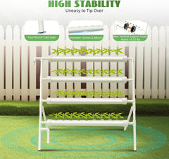 Hidroponikus termesztőkészlet 36 lyukú hidroponikus növényi öntözőrendszer hidroponikus termesztőkészlet kerti otthoni kerti irodához