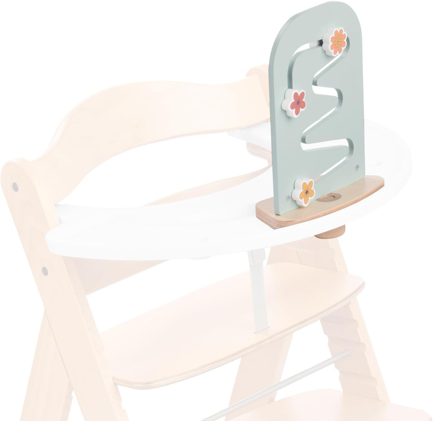 hauck Play Music, Zebra - Xilofon joc muzical de la 12 luni Compatibil cu placa de joc Play Tray pentru Alpha+, Beta+ și Arketa scaun înalt din lemn, jucărie din lemn pentru copii Promovează coordonarea ochi-mână Jucarii Bebe Naty Shop Joaca Plantare S, Flori Atașament pentru o singură piesă