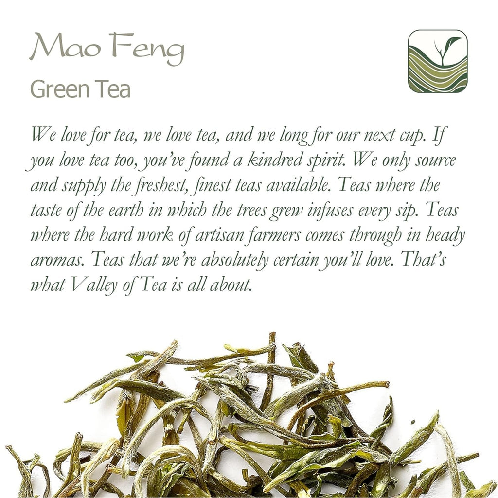 Ceai verde Mao Feng Huangshan - Ceai chinezesc renumit din Huang Shang - Maofeng Yellow Mountains Frunze de ceai verde China Ceai Mao Feng Ceai verde organic Ceai verde chinezesc Ceai verde