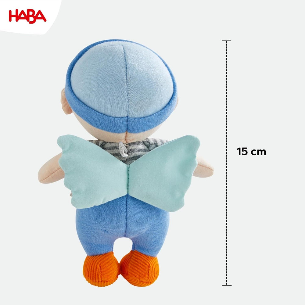 HABA Guardian Angel Mats - Plüss szövet baba (15 cm), ideális üdvözlőajándék babáknak és kisgyermekeknek - 30°C-on mosható - 2011869001 Dolls Naty Shop