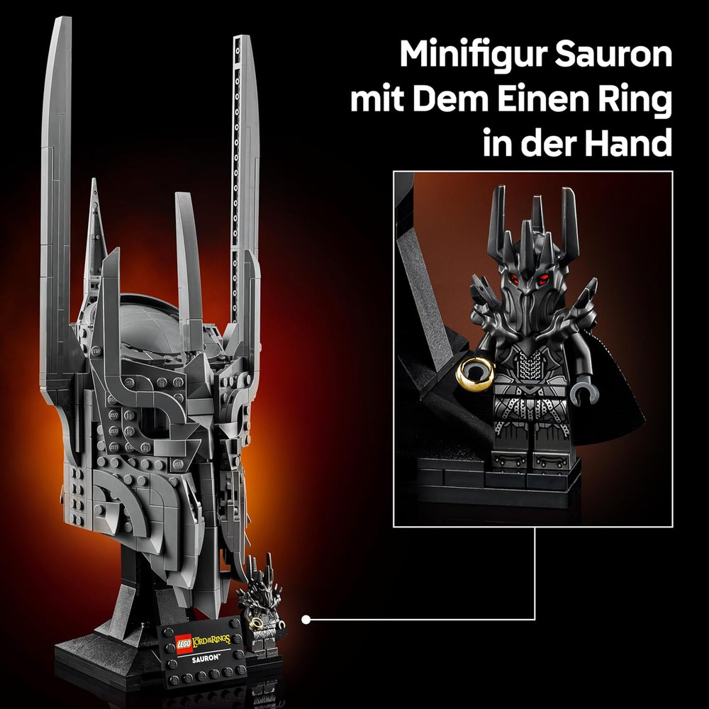 LEGO Icons 11373 A Gyűrűk Ura: Szauron sisakja, játékkészlet