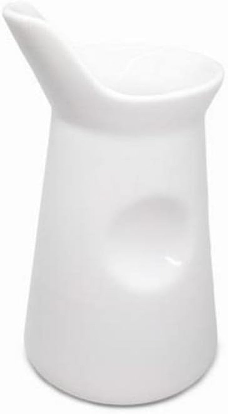 NERTHUS FIH 418 Cană de lapte din porțelan 125 ml, Original, Alb