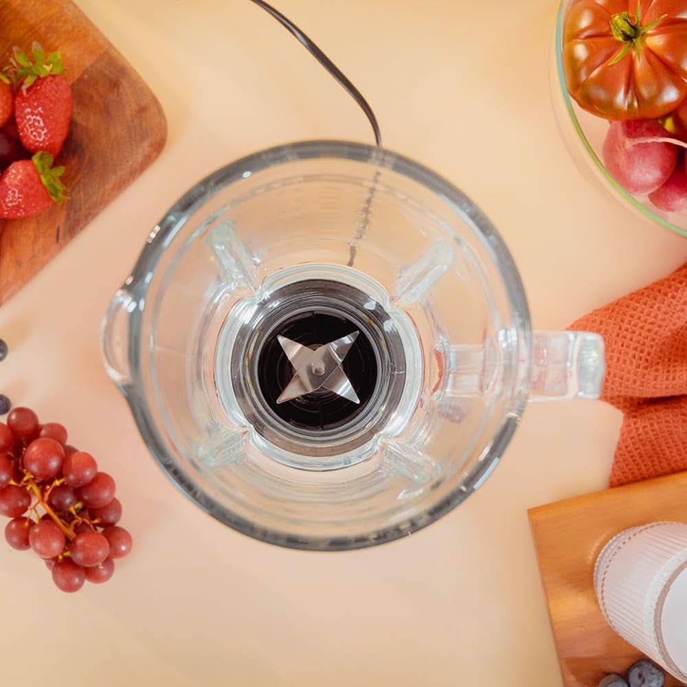 Cecotec Standmixer Retro Retrotwist zöld. 800 W Maximale Leistung, Pulse-Funktion, 4-Klingen-Messer Mit Schwarzer Titanbeschichtung Und 1L Krug, Vintage-Design a Grün Kitchen Naty Shopban