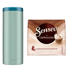 Pads Cappuccino, 10 x 8 Getränke, 80 Kaffee Pads, inklusive  Pad Dose