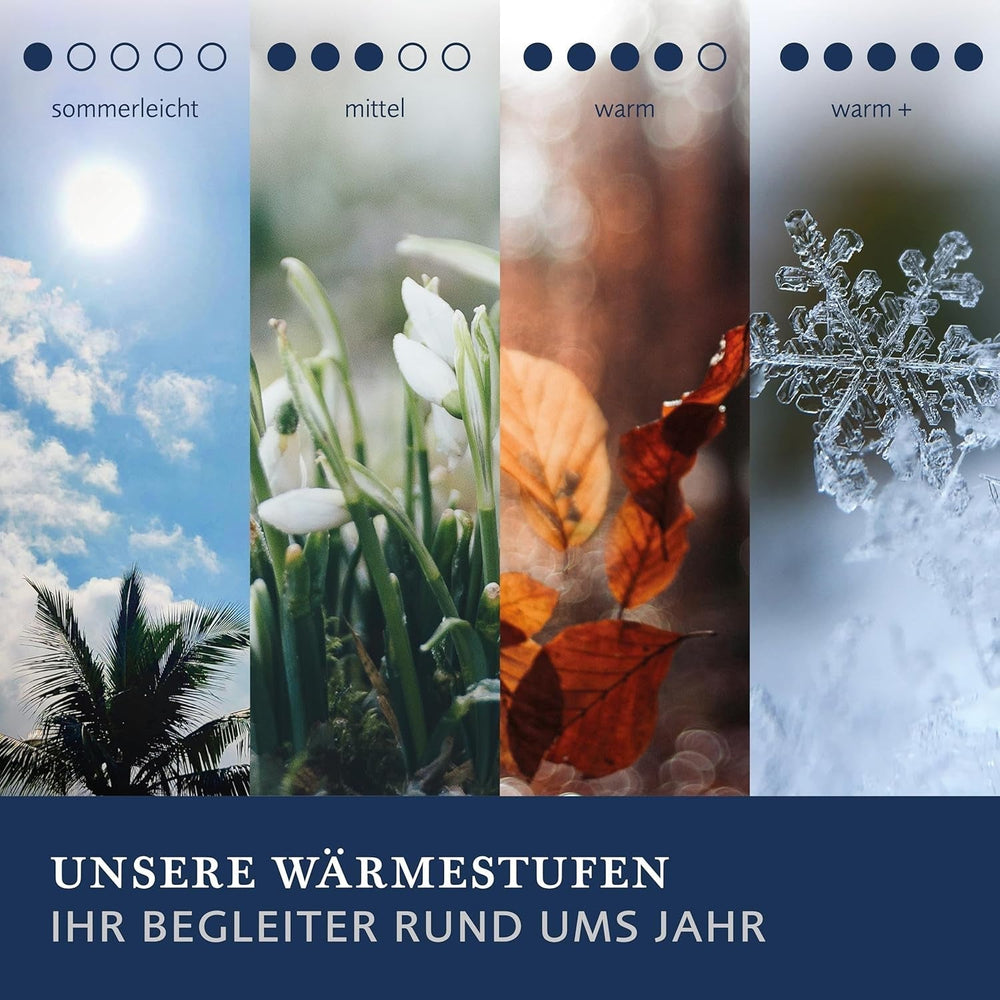 Billerbeck pehelypaplan - E04 Gold Edition - Paplan minden évszakhoz - 135 X 200 cm Valódi pehelypaplan - Közepes melegség Paplanok és paplanok Naty Shop