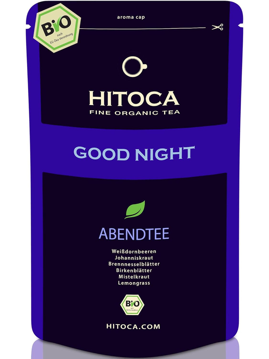 HITOCA® Ceai organic de ghimbir și lămâie - Ceai verde răcoritor în frunze de ceai cu ghimbir și lămâie