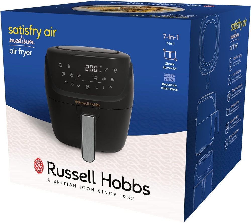 Russell Hobbs Air Fryer L 4L Rapid Airfryer, 7 főzési funkció, 10 program Háztartási gépek Naty Shop