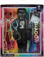 Rainbow High Shadow High - REXX McQueen - Schwarze Modepuppe mit modischem Outfit und mehr als 10 bunten Spielaccessoires - Ideal für Sammler und Kinder von 4-12 Yearren
