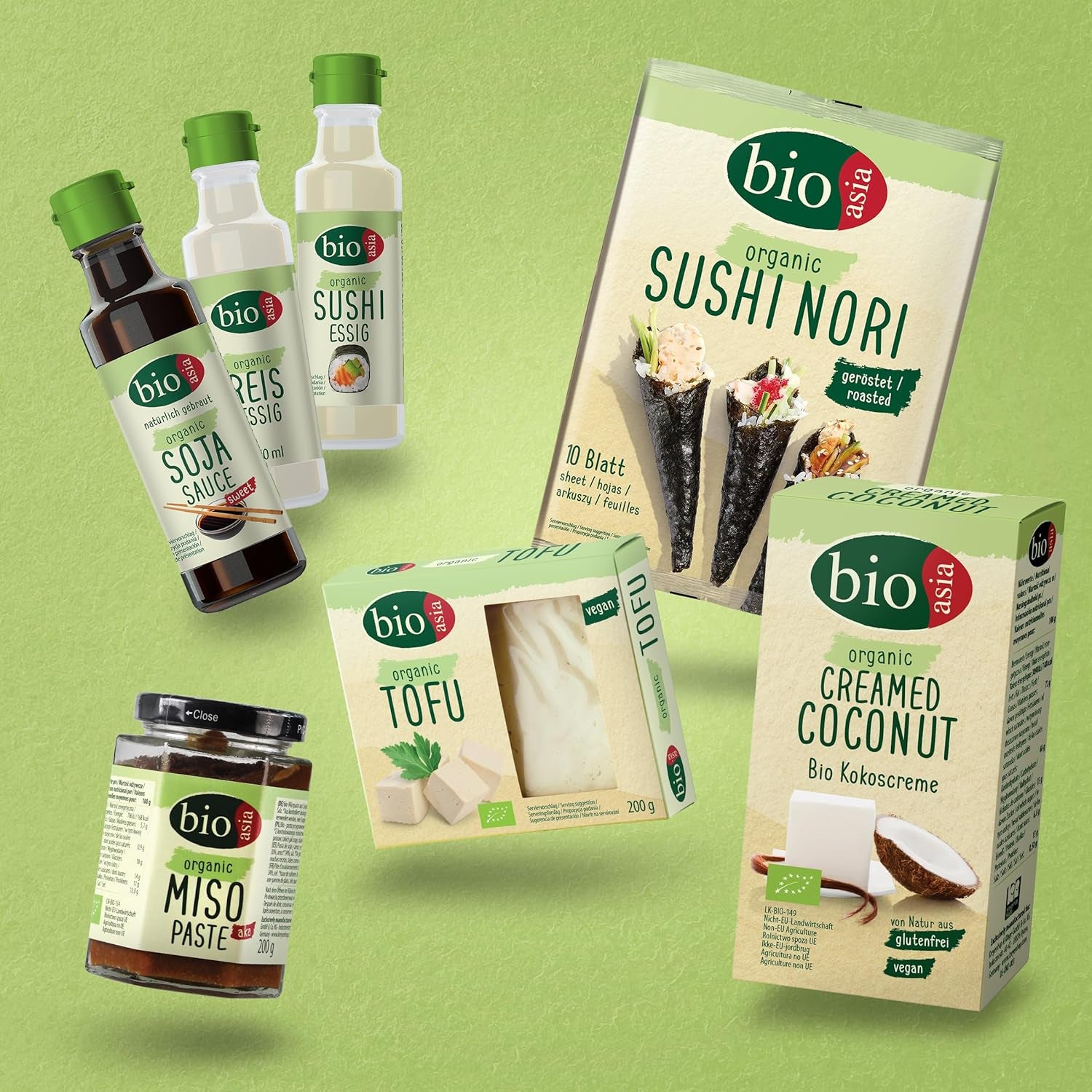 BIOASIA Bio Mie tészta, teljes kiőrlésű gabonából, gyorsan és egyszerűen elkészíthető (1 x 250 g)