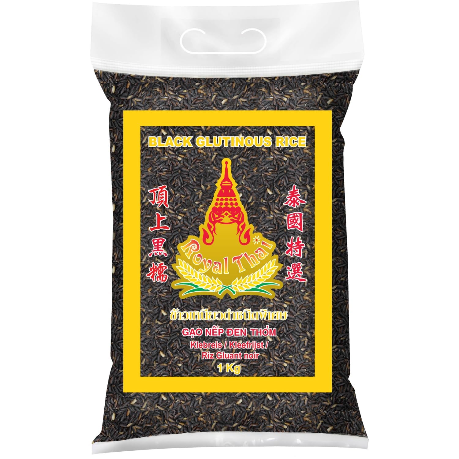 ROYAL THAI RICE - Fekete ragacsos rizs - 10 x 1 kg - Multipack