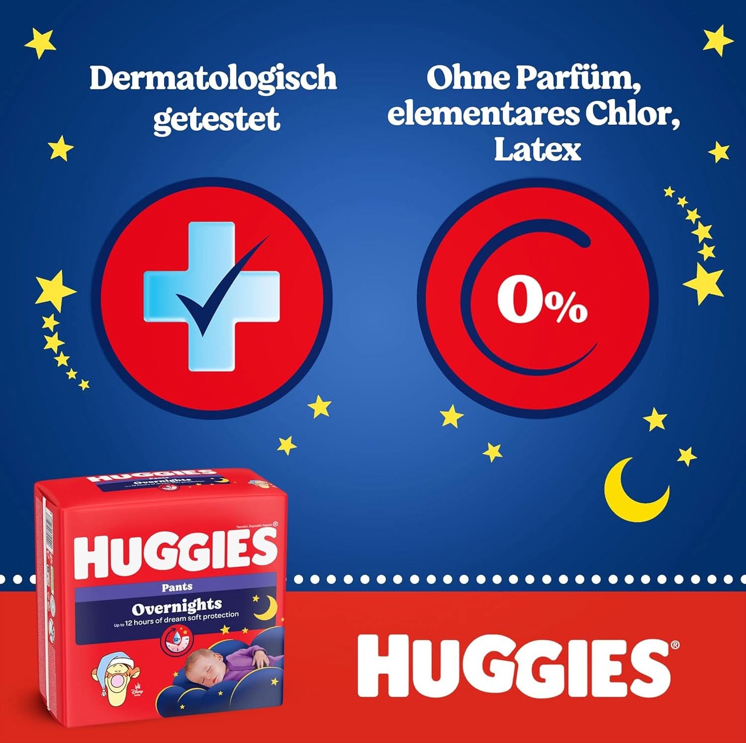 Huggies éjszakai nadrág 4-es méret (9-14 kg), havi pelenkázó doboz, 104 darab Anya és Baba Naty Shop