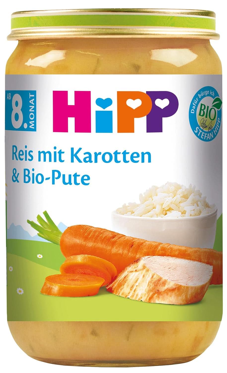 Tagliatelle Hipp alaszkai pollock filével brokkolikrémben, 6 db-os (6 x 220 grammos) Mother and Child Naty Shop 220 grammos kiszerelésben