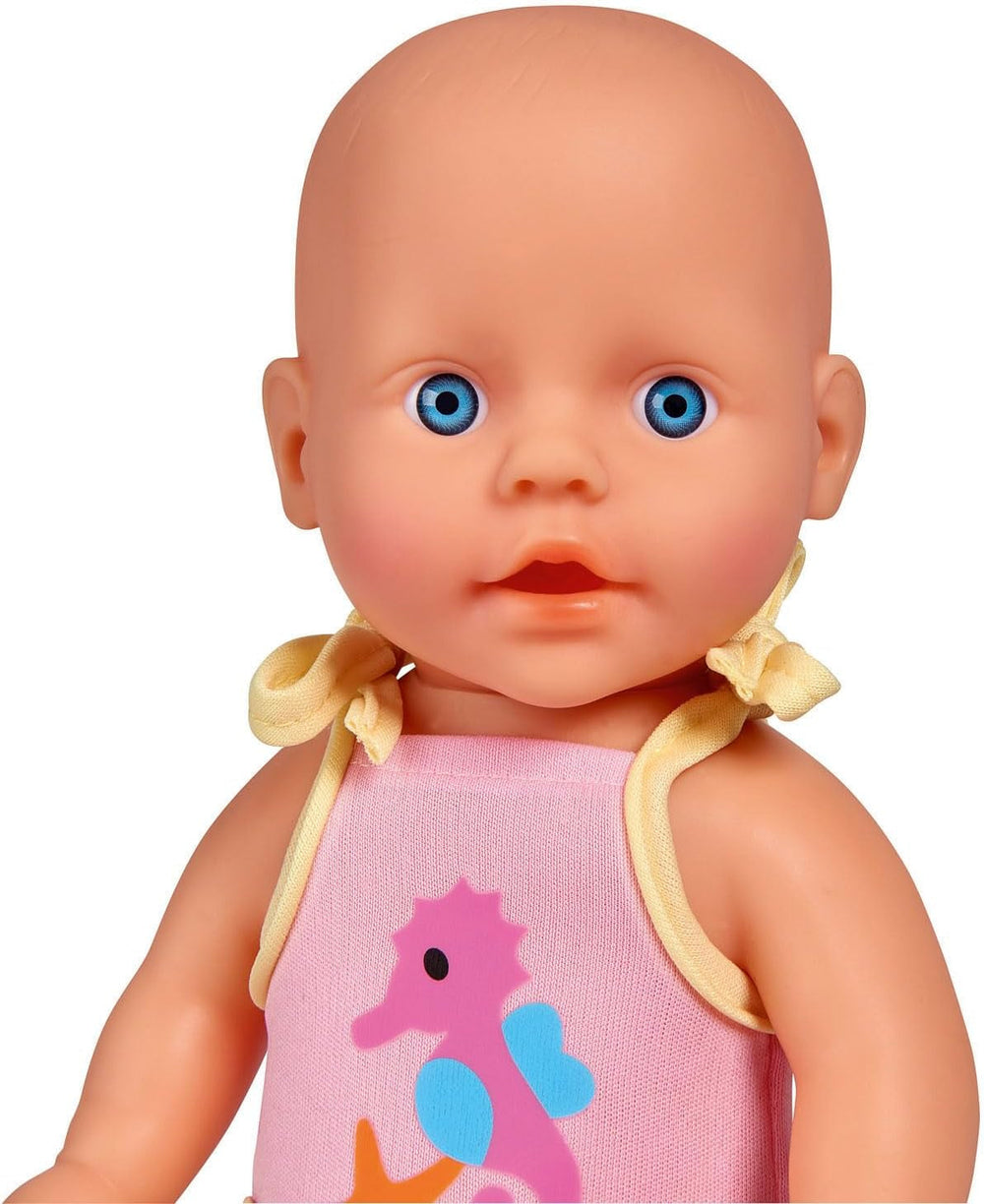 Simba 105030172 - Újszülött baba fürdőbaba, vinil baba fürdőruhában, úszószemüveggel, 30 cm, baba, 3 év feletti babák Naty Shop