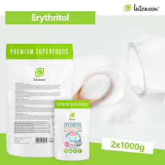 Eritrit - Természetes cukor alternatíva, 2 Kg Sweeteners Naty Shop