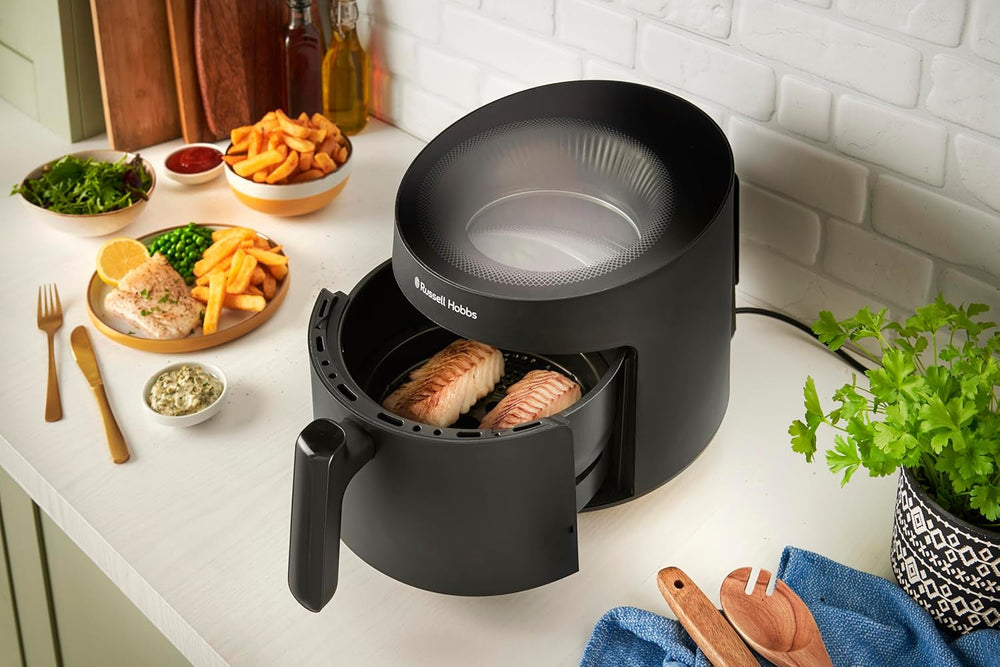 Russell Hobbs Airfryer, 5 liter, 10 program, kilátó ablak Naty Shop Appliances