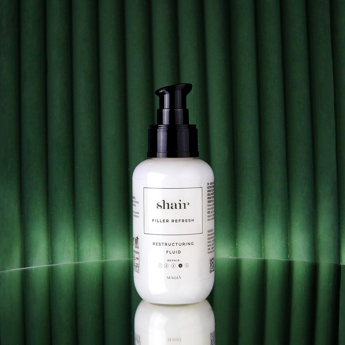 Shair Filler Refresh: fluid de restructurare, revitalizant, revigorant, mătăsos, descurcător, pentru părul tern, uscat, tratat, cu vârfuri despicate Produse pentru descurcarea părului Naty Shop