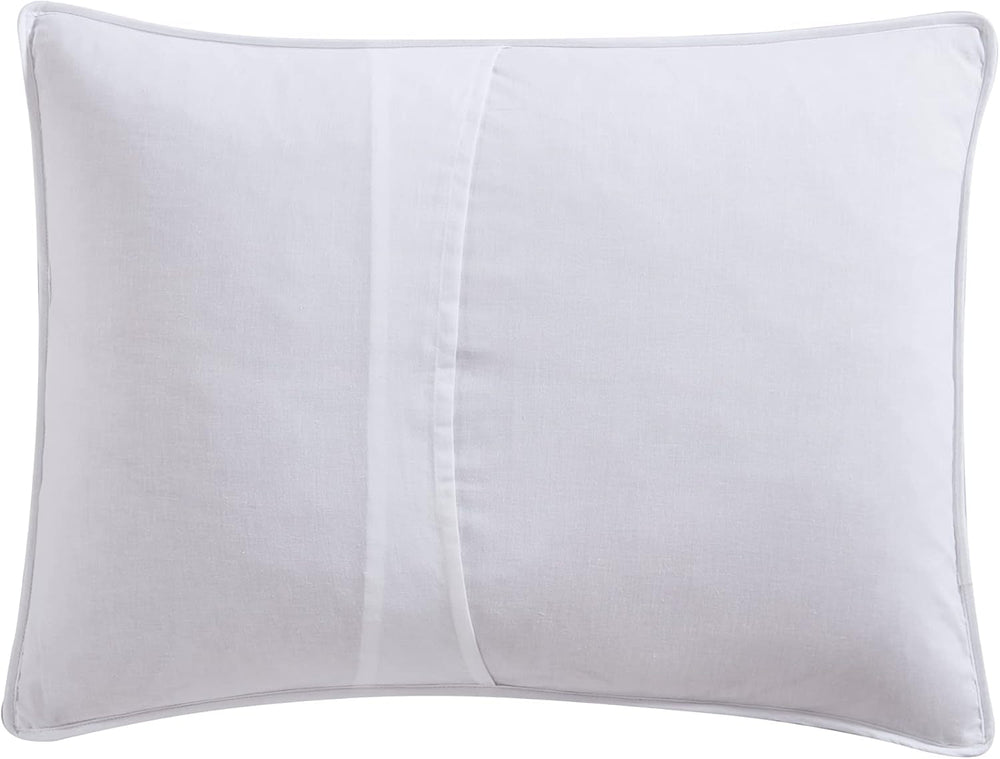 Tommy Bahama Palm Island Collection | Cuvertură - 100% bumbac, reversibilă, moale și respirabilă, pre-spălată pentru un plus de moliciune, pat king size, gri Plapumi si pilote Naty Shop