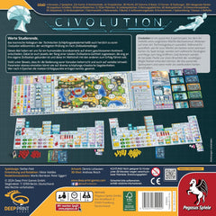 Pegasus Games 57822G Civolution (Deep Print Games), többszínű