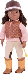 Our Generation - Riding In Style - Reitsport-Outfit - Reitaccessoires - 46 cm Puppenkleidung - Vorgetäuschtes Spiel - Spielzeug für Kinder ab 3 Jahren