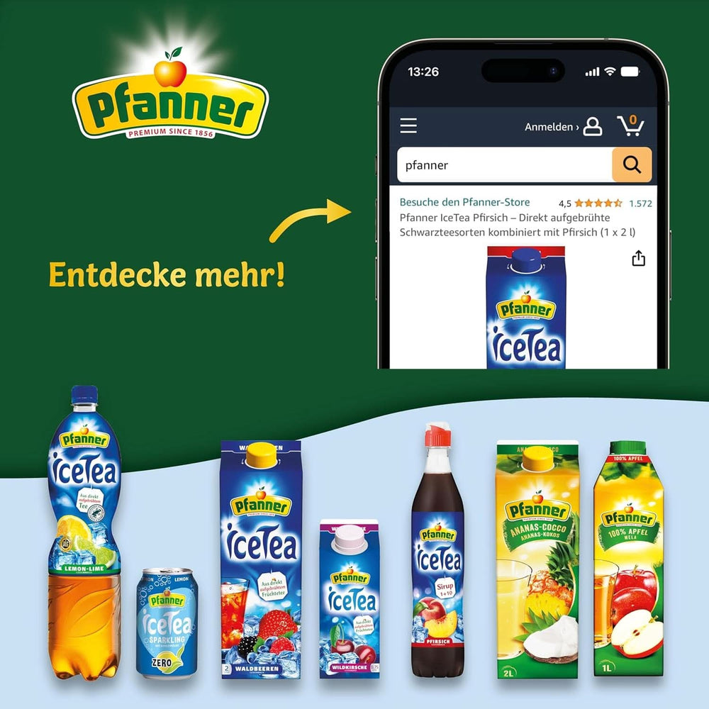 Pfanner kókuszvíz ital (8 x 500 ml) - Kókuszvíz cukor nélkül Naty Shop