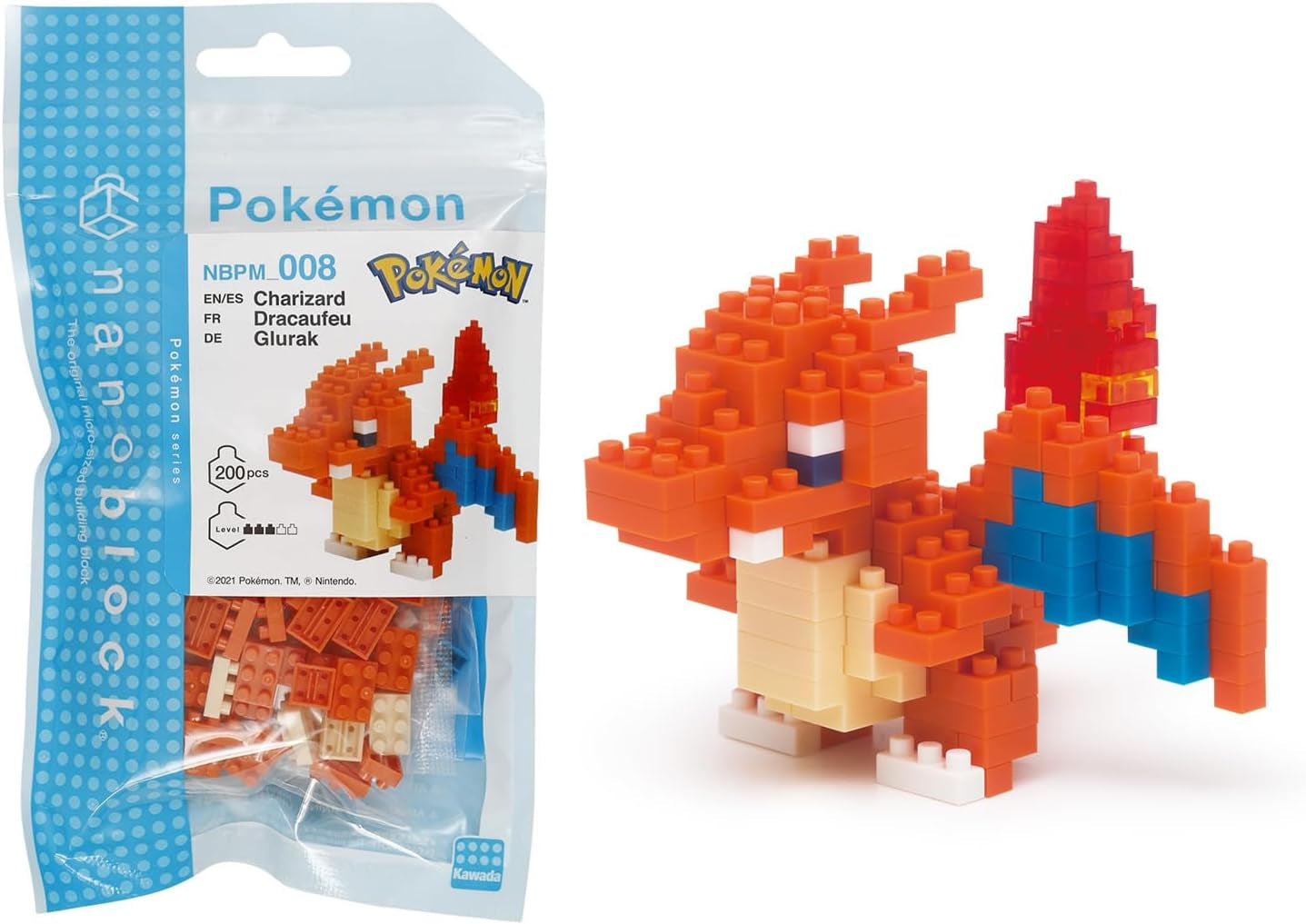 nanoblokk Pokemon Pikachu NBPM-001, S