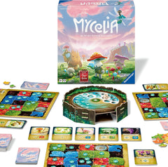 Ravensburger 27489 - Mycelia - Családi fedélzetépítő játék, társasjáték felnőtteknek és 9 év felettieknek - Egyszerű stratégiai játék 1-4 játékos számára
