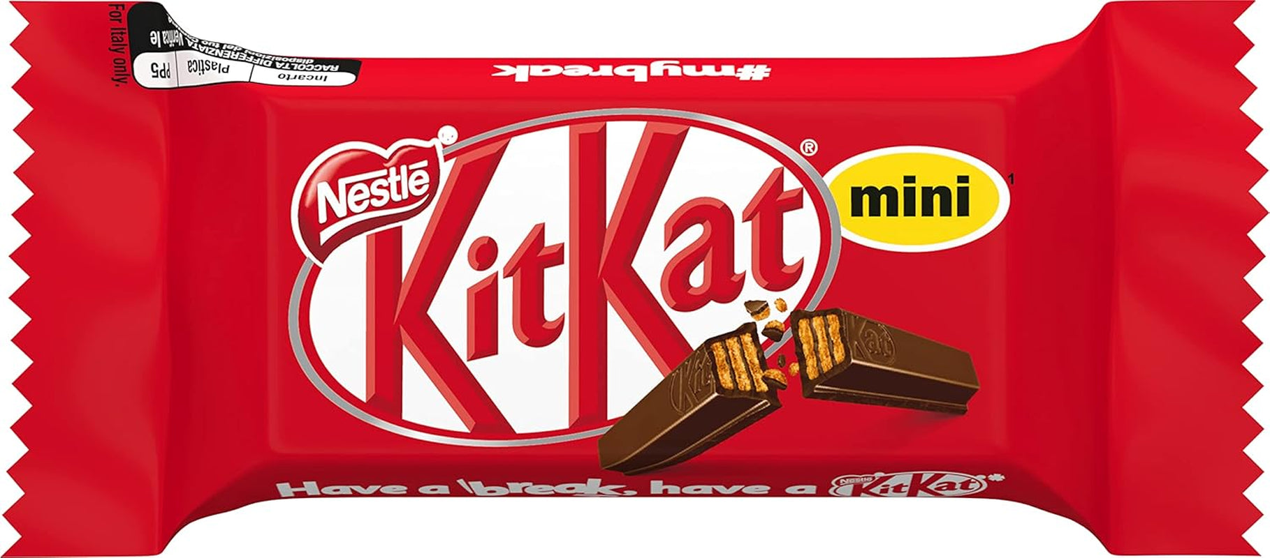 Nestlé Mini csokoládészeletek Tejcsokoládé ropogós ostyaszeletek 3 csomag (1 x 217 g)