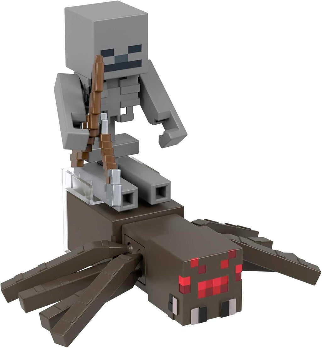 Mattel Minecraft Aprox. 8 cm Action Figure 2-Pack cu 2 figuri și 2 accesorii, figură de colecție ca cadou HLB29 Action figures Naty Shop