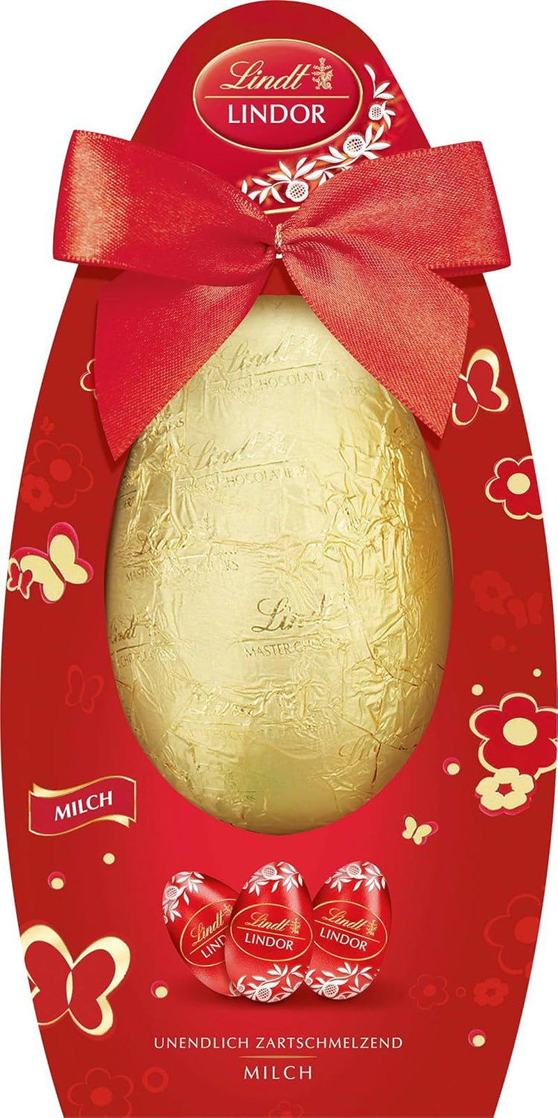 Húsvéti Mix Lindt Chocolate LINDOR | Doboz 144g | Szájban olvadó LINDOR tojás három változatban: Tejcsokoládé, Étcsokoládé, Mogyorós | Húsvéti csokoládé | Ajándék csokoládé | 1 csomag