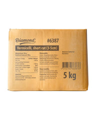 GYÉMÁNT üvegtészta, rövid mung bab keményítős üvegtészta, természetesen vegán és gluténmentes - 1 x 5 kg