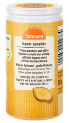 Ostmann Gewürze - Ingwer gemahlen | Nachfüllbare & újrahasznosítható Verpackung | 30 g in der Streudose