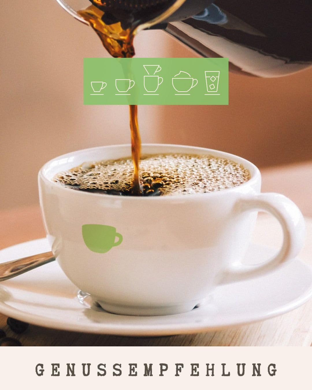 Coffee - Tega Tula I 100% Arabica I Kaffeebohnen 1kg I ideal für Vollautomaten und Filterkaffee mit schokoladig, fruchtigen Aromen I mittlere Röstung